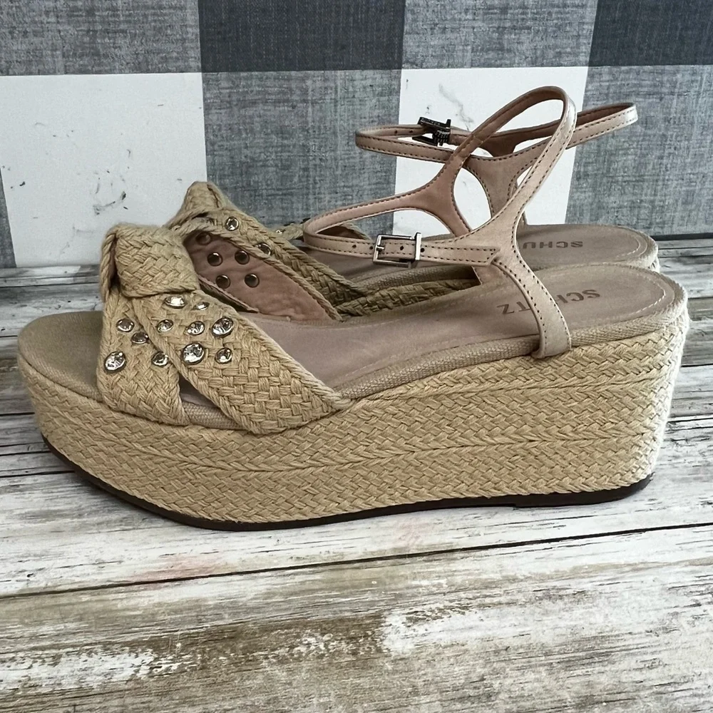 Schutz Dyandre Espadrille Platform Sandal